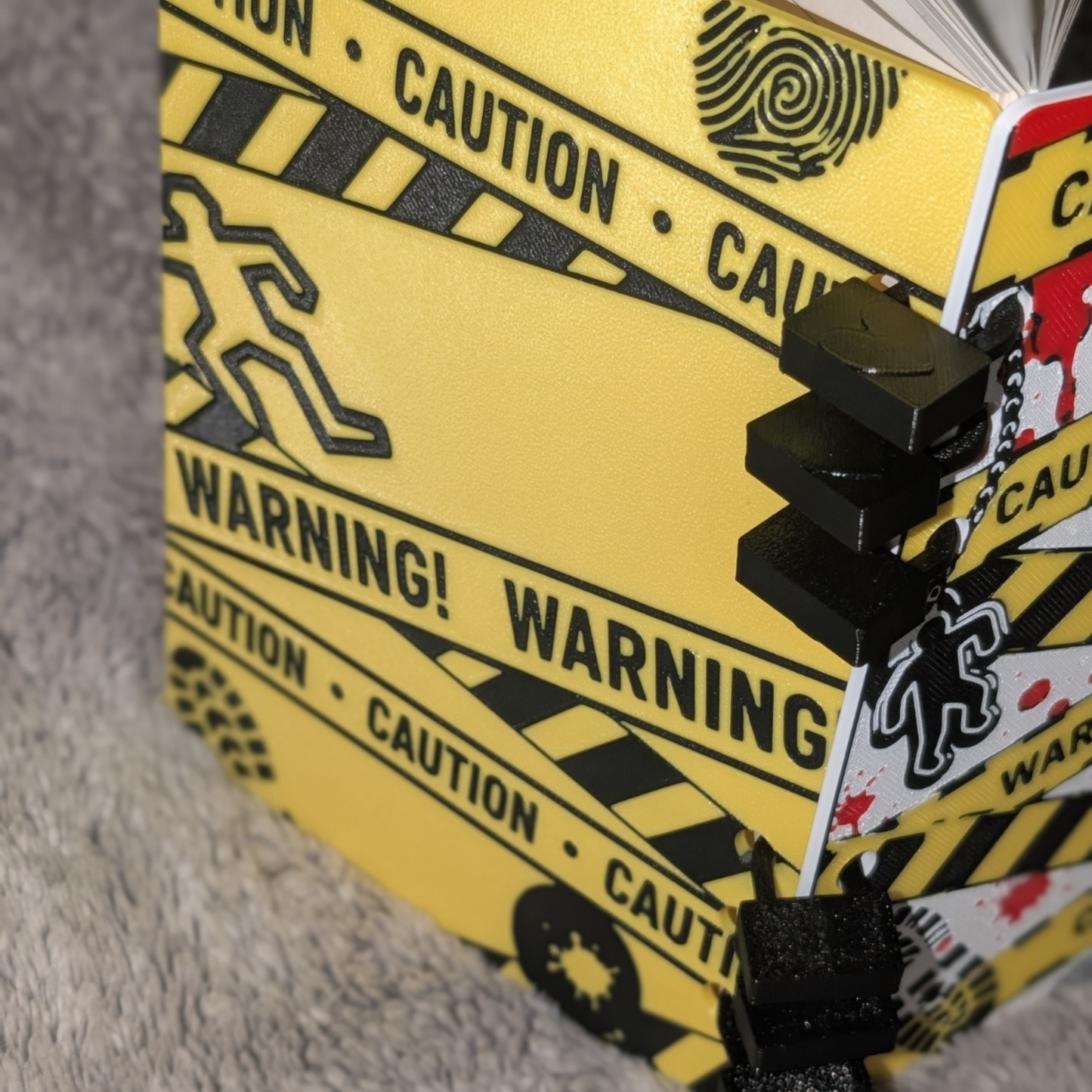 True Crime Inspired 3D Printed Journal / Note Book