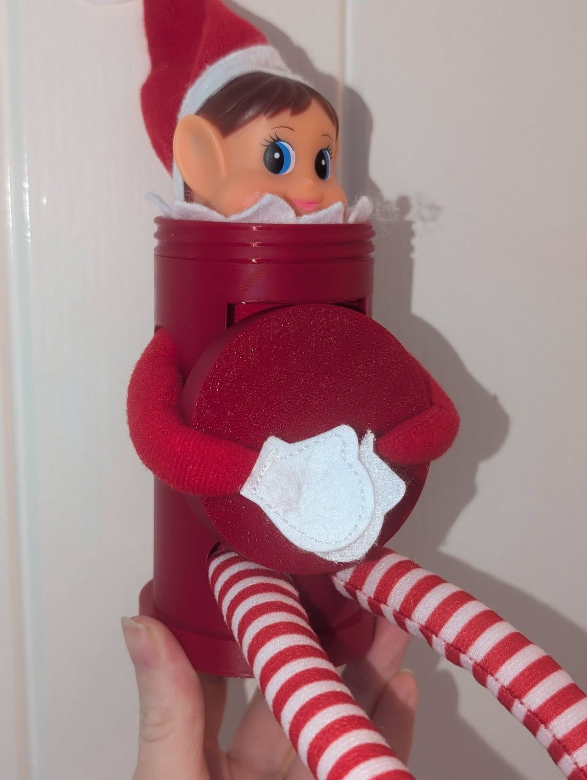 Elf North Pole Post Box 3D Print File | STL + 3MF Christmas Elf Prop