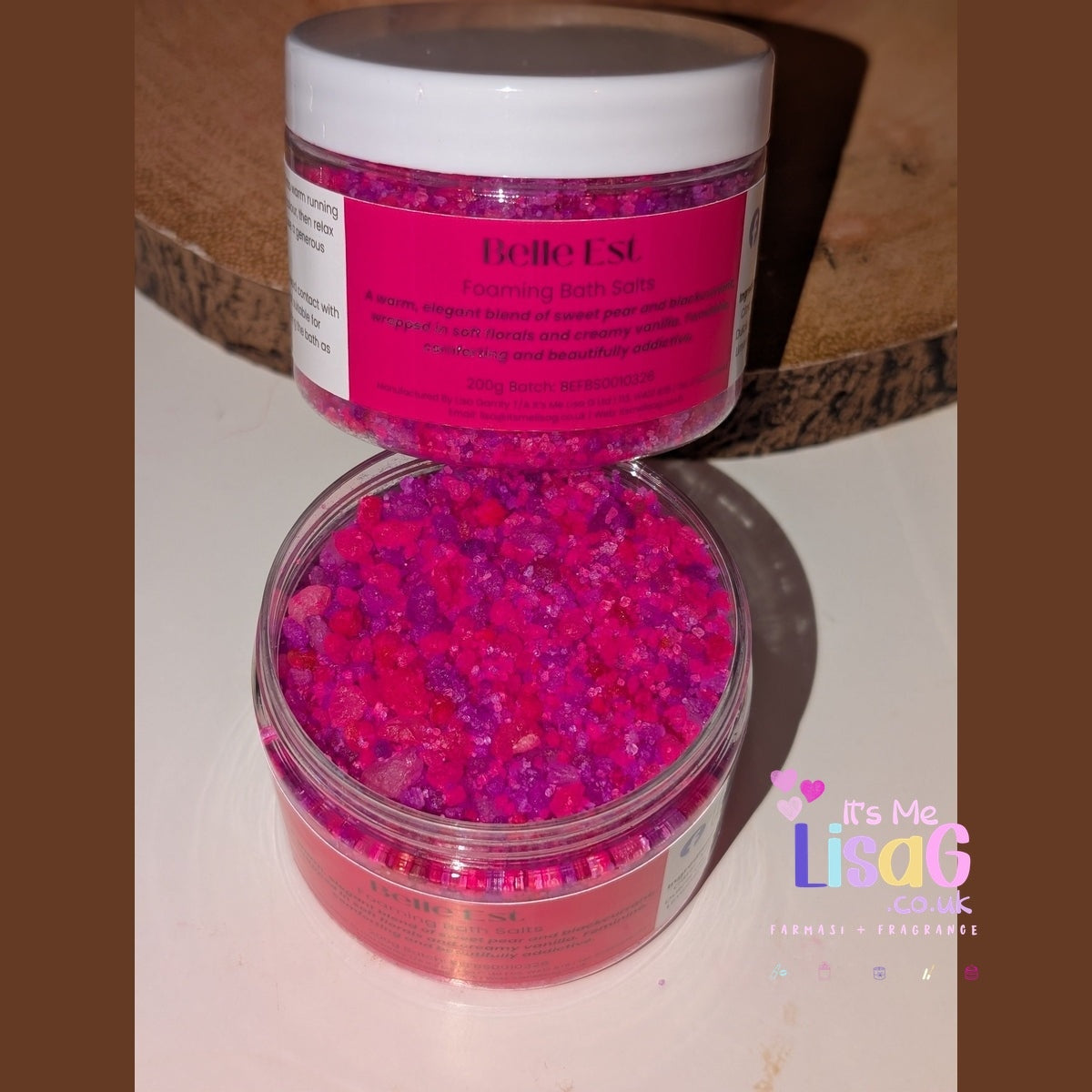 Foaming Bath Salts: Belle Est