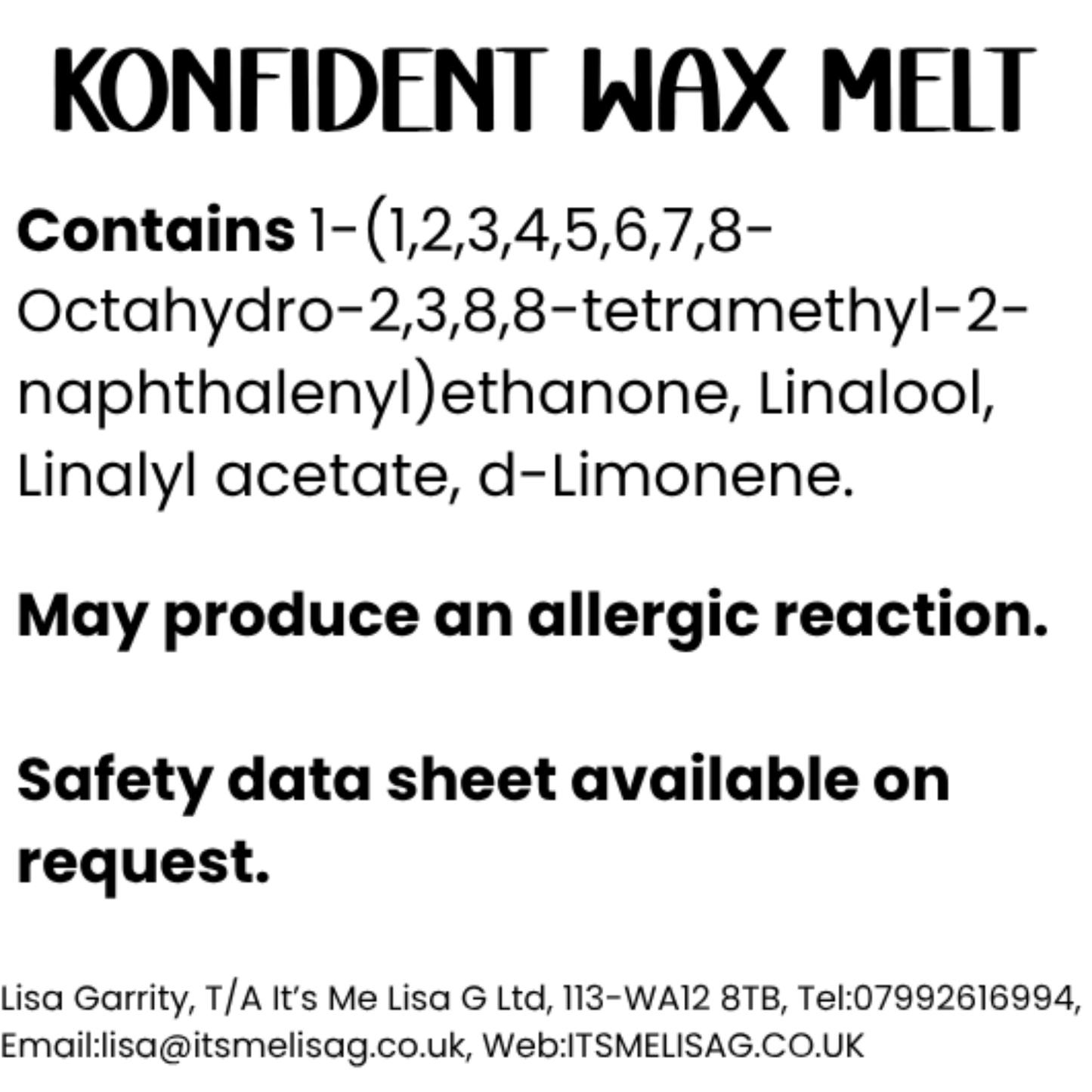 Konfident Wax Melt - Ecococo Blend