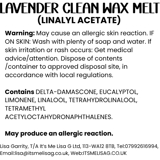 Lavender Clean Wax Melt - Ecococo Blend