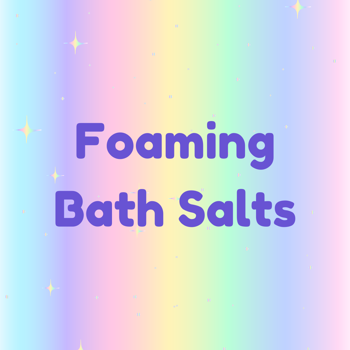 Foaming Bath Salts