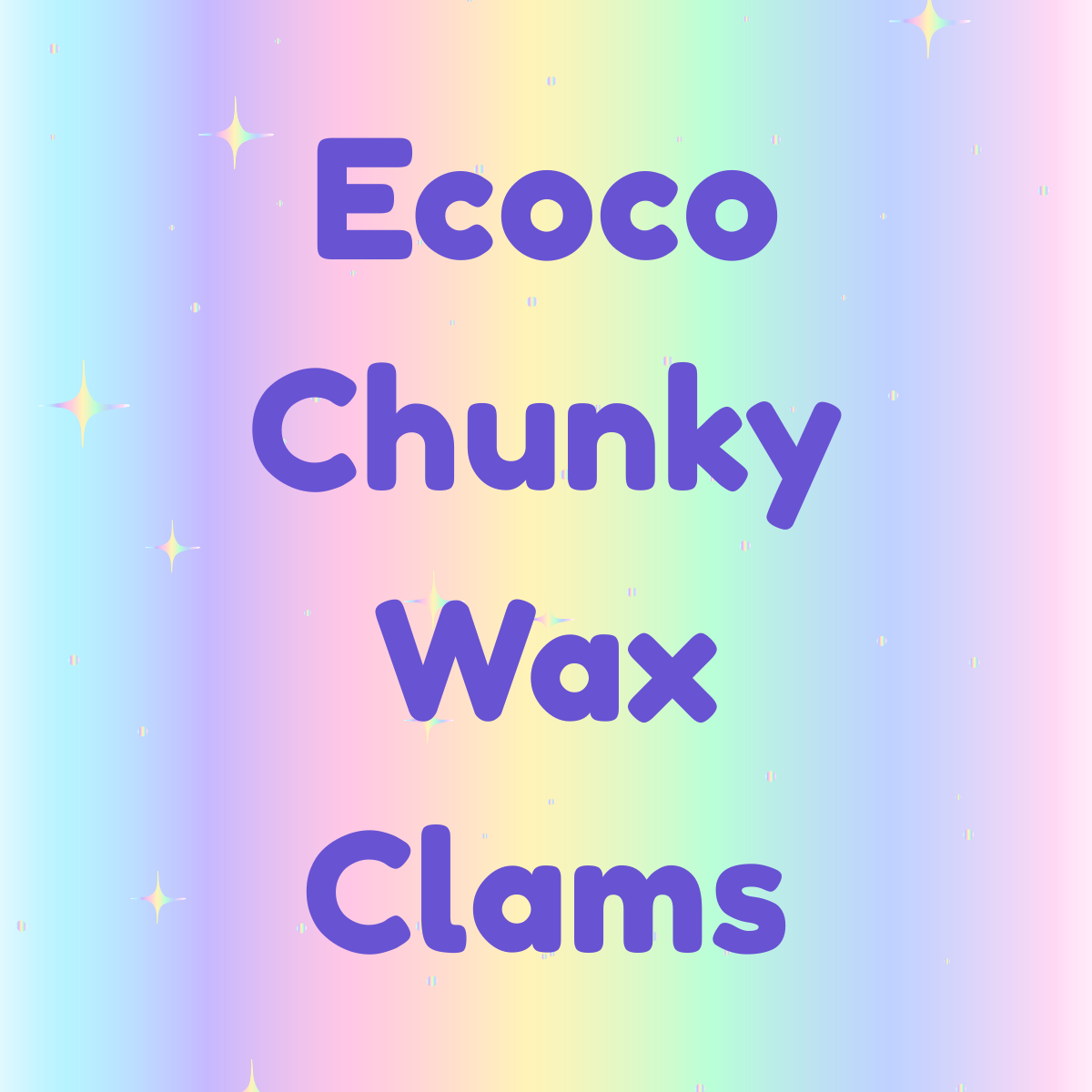 Ecoco Chunky Wax Clams