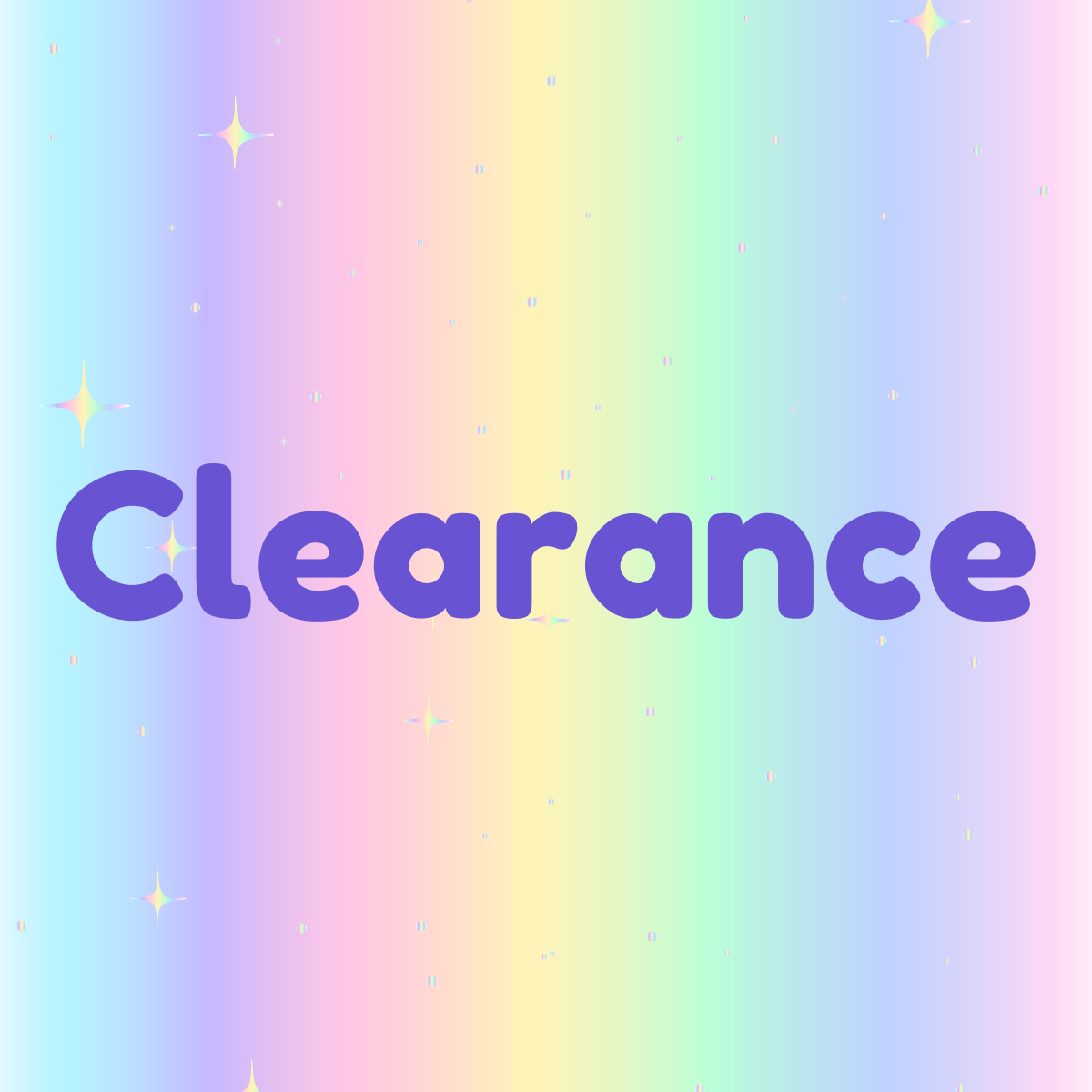 CLEARANCE SALE