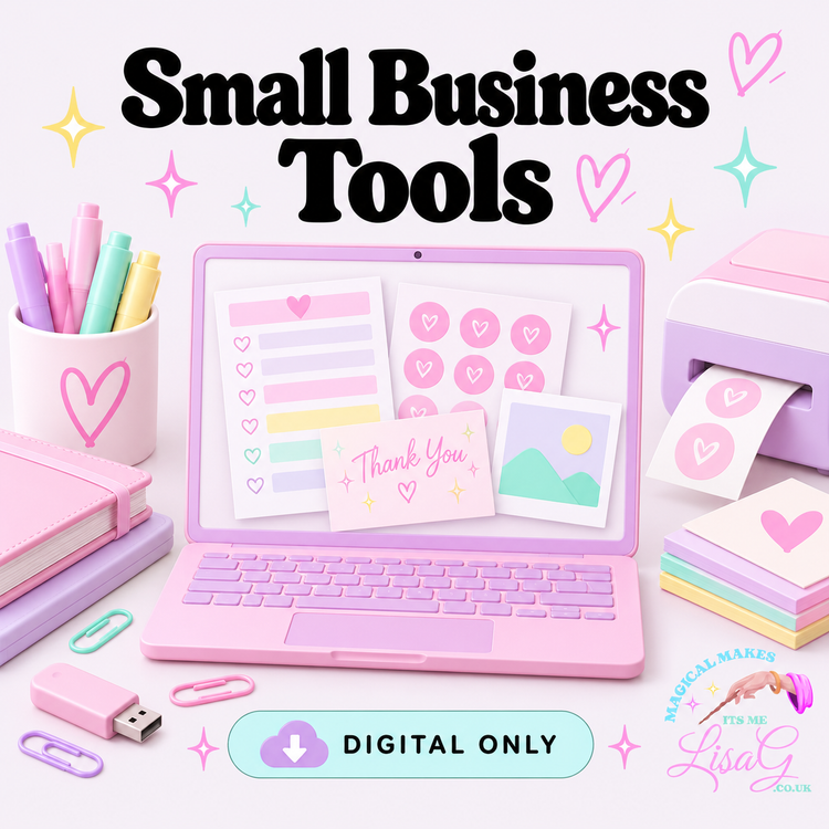 Small Business Tools digital-only 3D print files, moulds and crafting stand, It's Me Lisa G