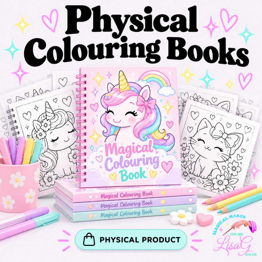 Physical colouring books