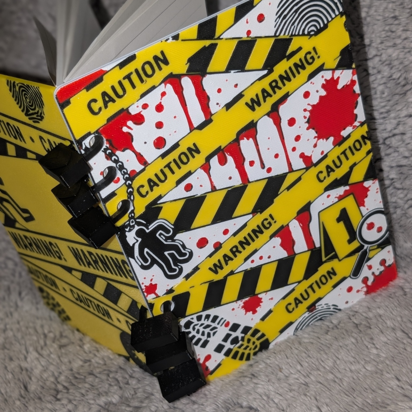 True Crime Inspired 3D Printed Journal / Note Book