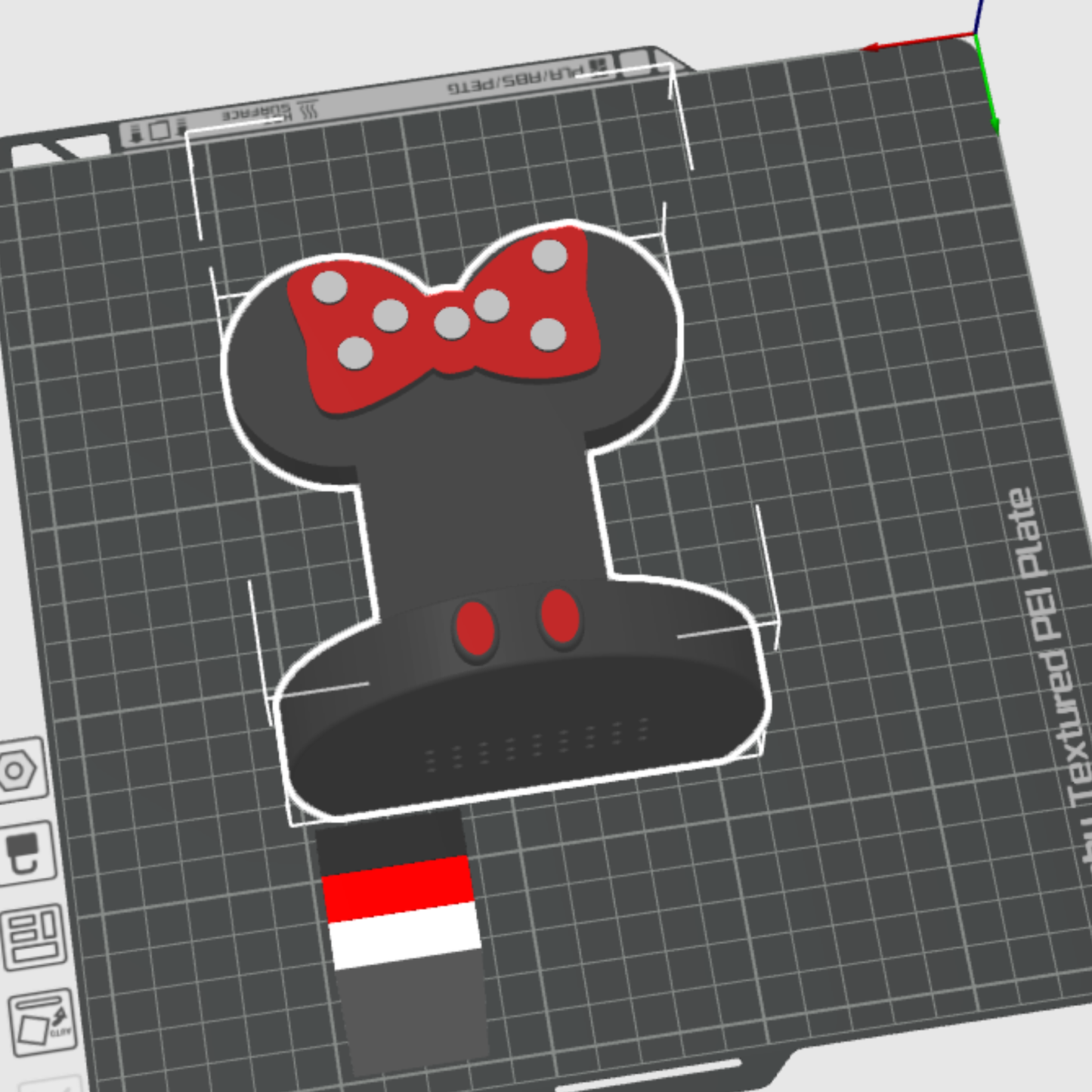 Soap Sponge Holder - 3D Printed: Mickey Mouse / Minnie Mouse