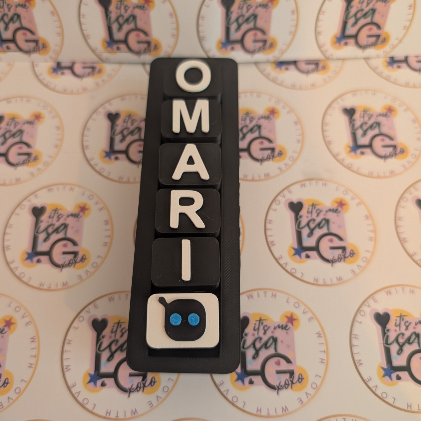 Personalised Name Clicker Fidget - 3D Printed Item