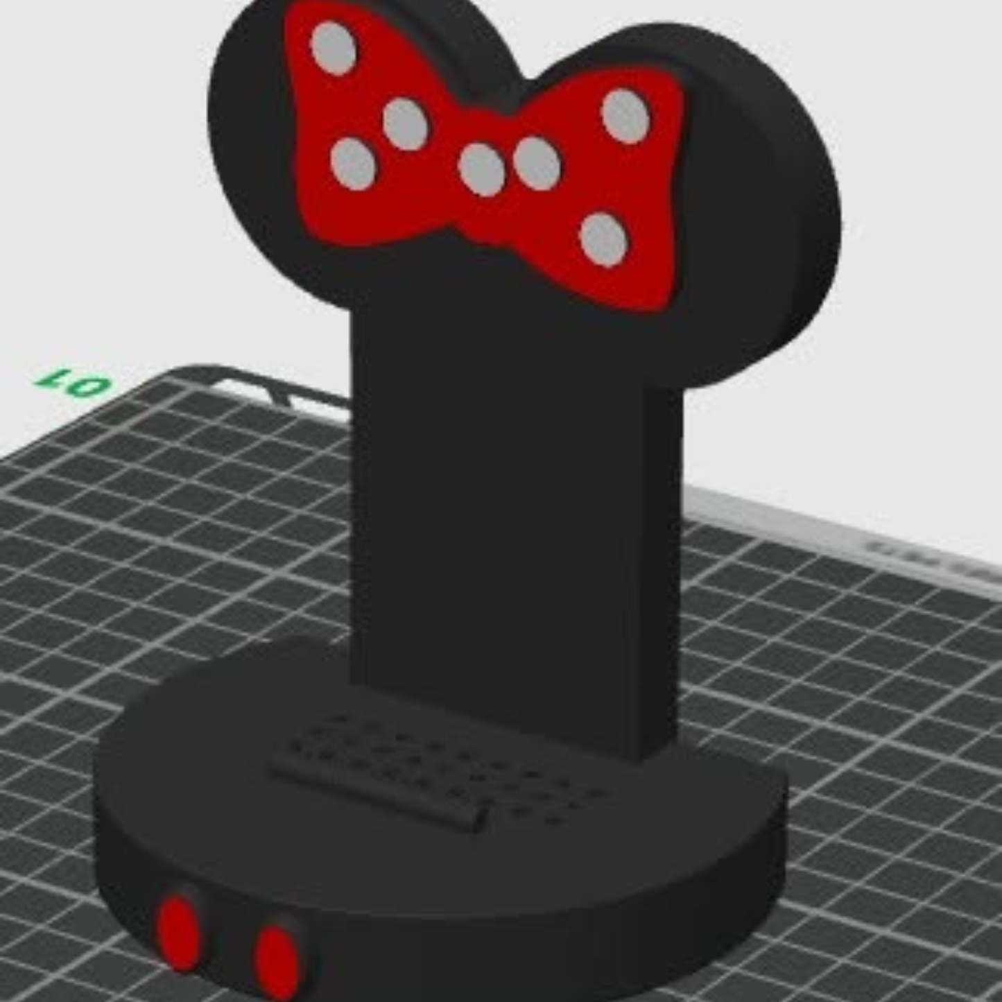 Soap Sponge Holder - 3D Printed: Mickey Mouse / Minnie Mouse