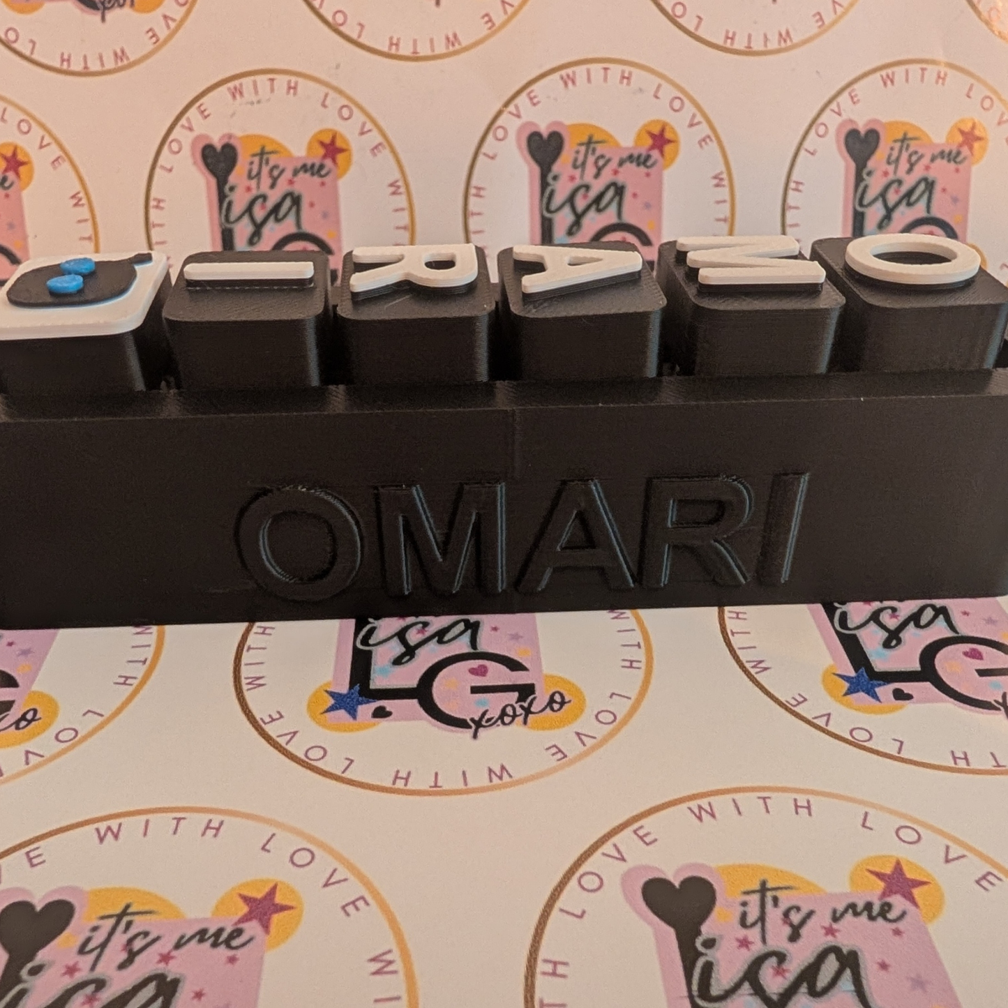Personalised Name Clicker Fidget - 3D Printed Item
