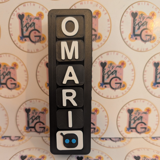 Personalised Name Clicker Fidget - 3D Printed Item
