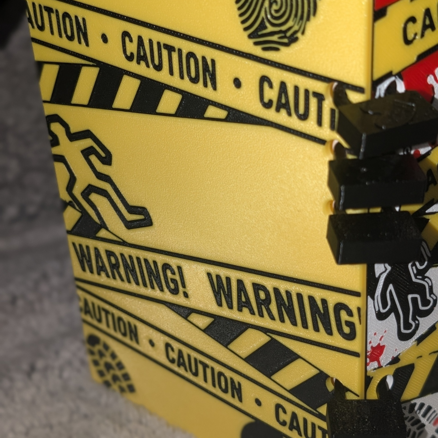 True Crime Inspired 3D Printed Journal / Note Book