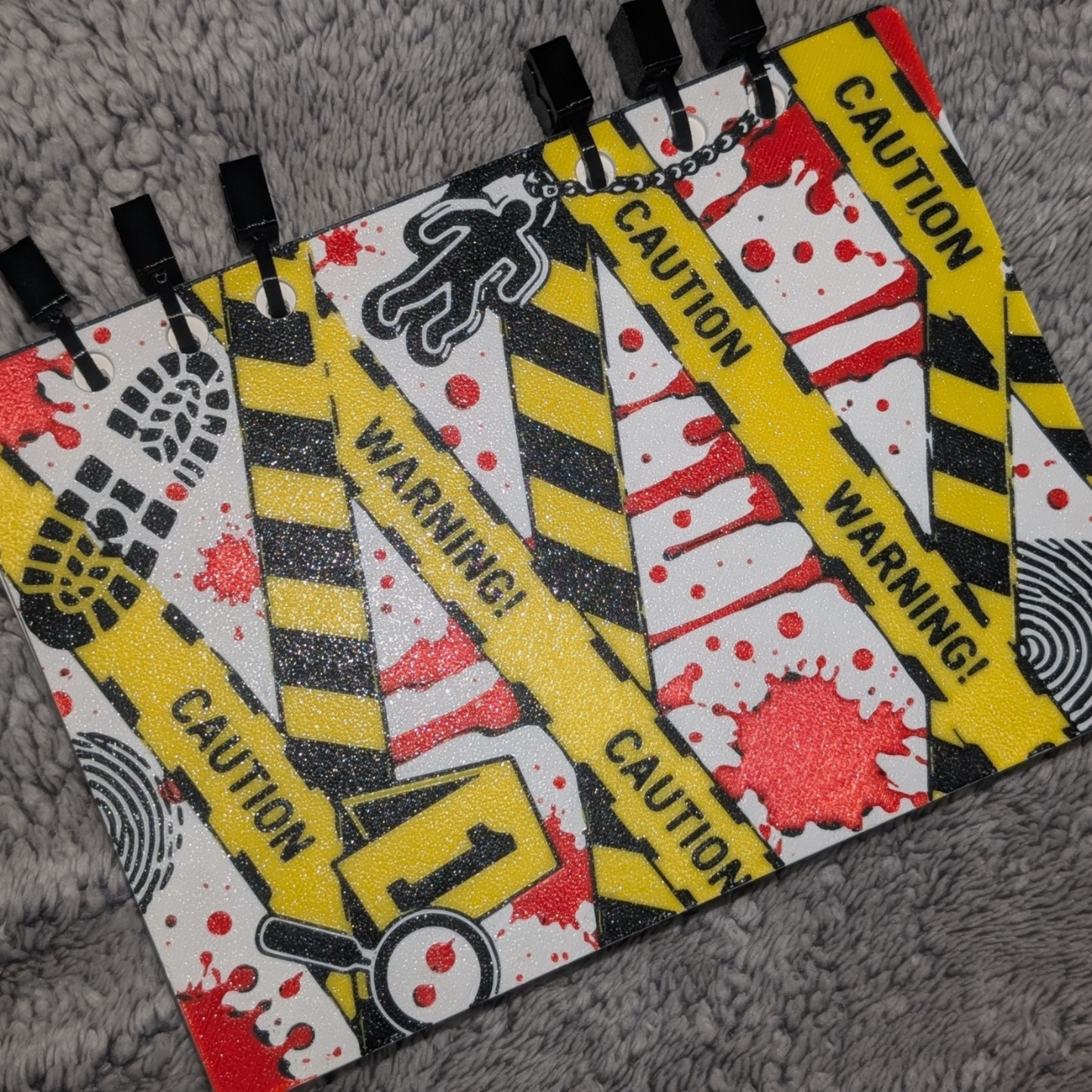 True Crime Inspired 3D Printed Journal / Note Book