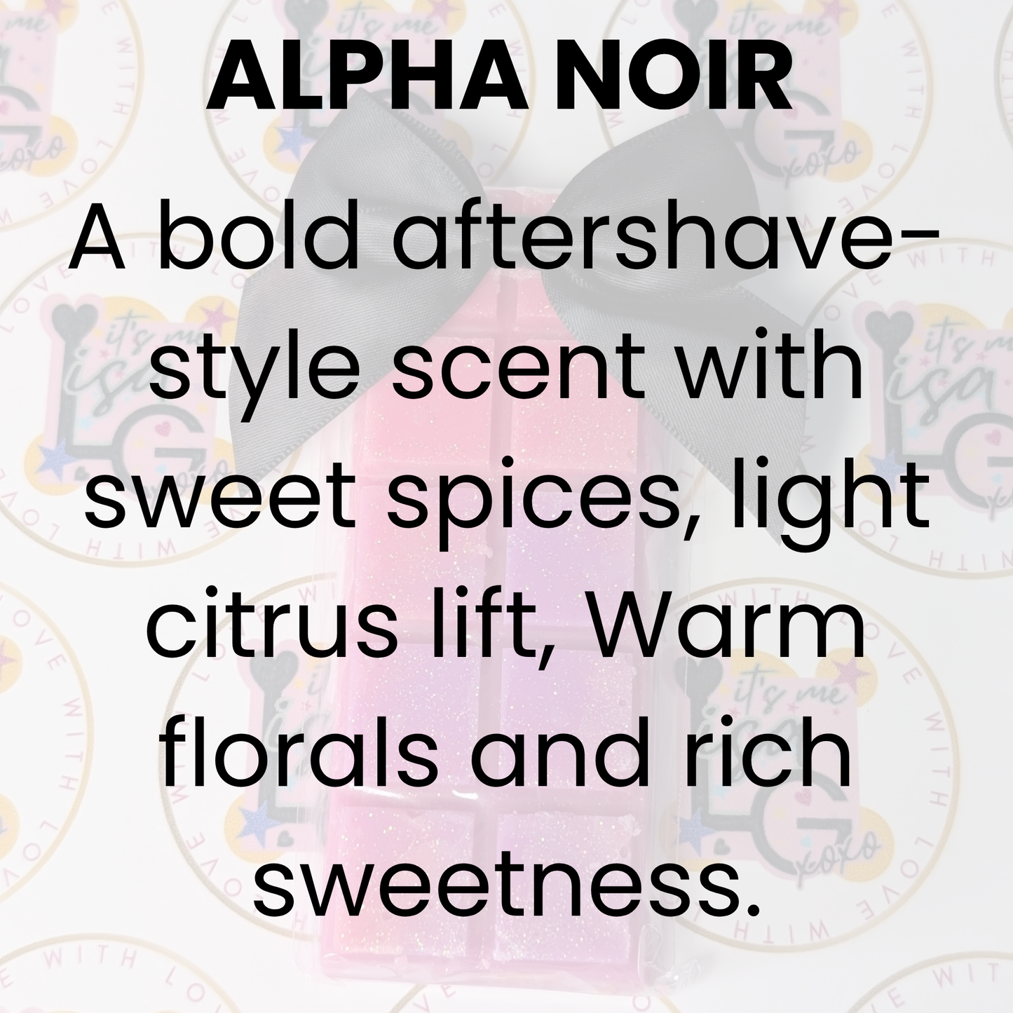 Alpha Noir Wax Melt - Ecococo Blend