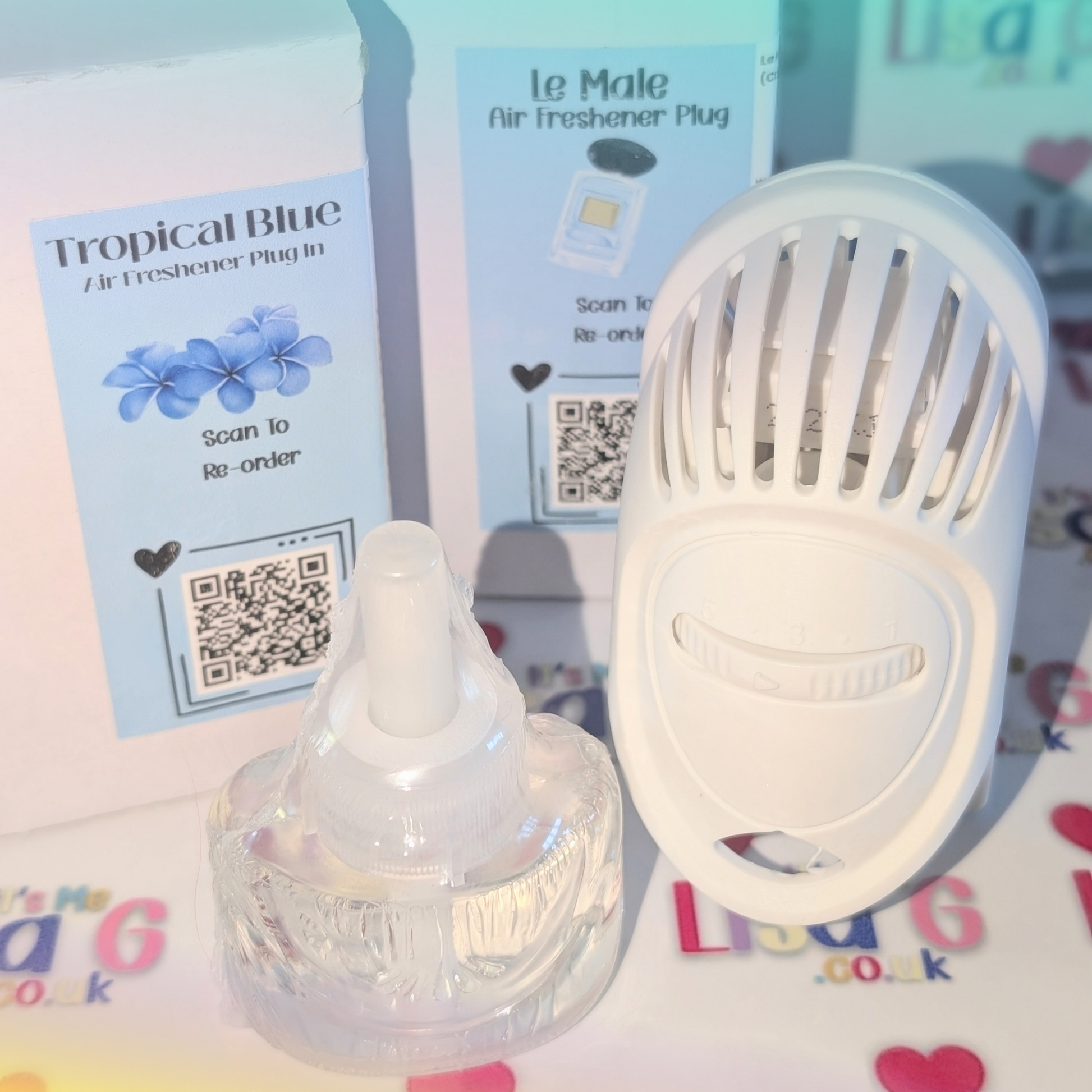 Aftershave Plug In Air Freshener Refill Set, Electric Home Fragrance