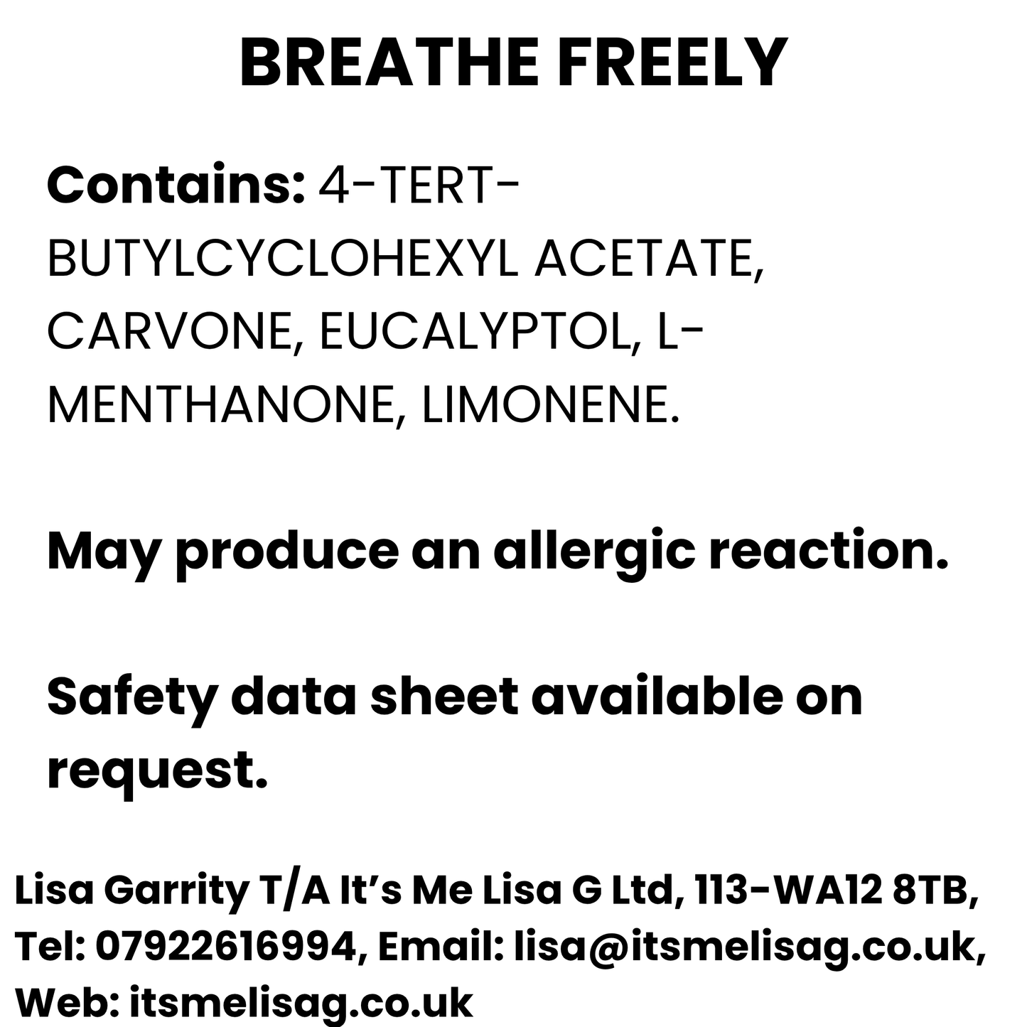 Breathe Freely  Wax Melt - Ecococo Blend