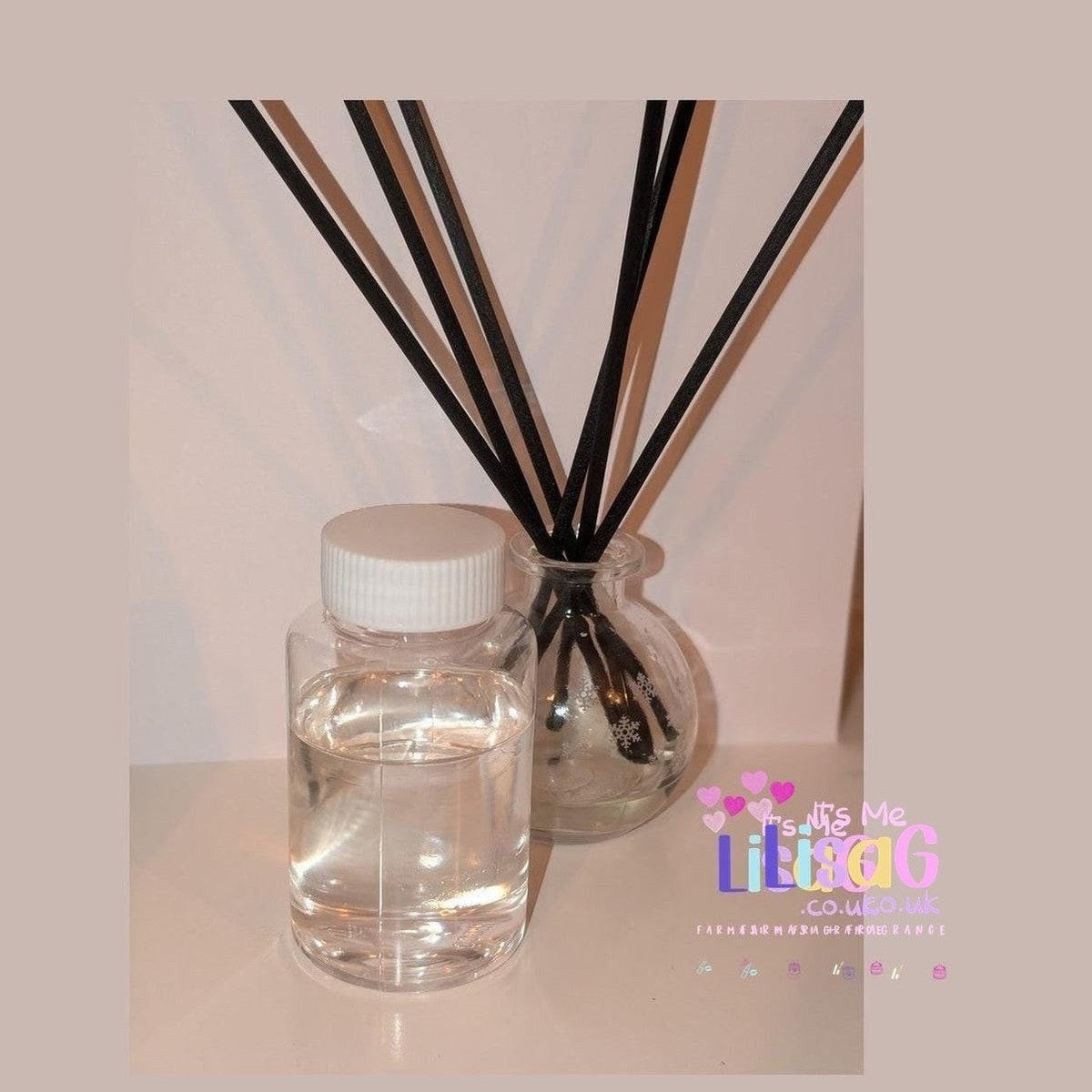 Bakery + Gourmand: Luxury Reed Diffuser 100ml, Handmade UK Home Fragrance, Decorative Glass Diffuser Bottle, Scented Gift