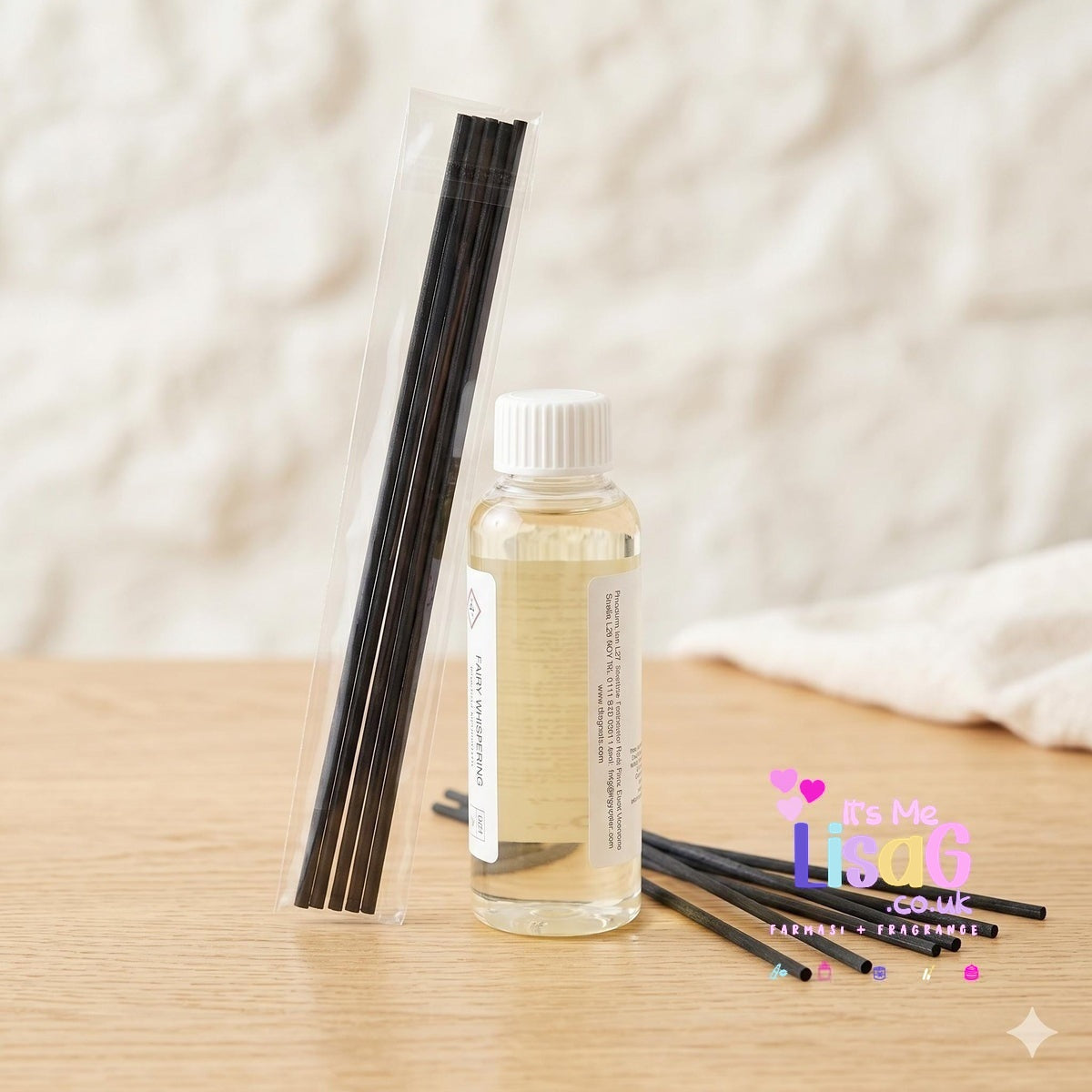 Bath & Body: Luxury Reed Diffuser 100ml, Handmade UK Home Fragrance, Decorative Glass Diffuser Bottle, Scented Gift