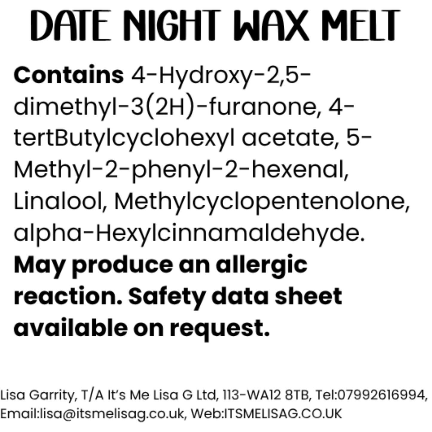 Date Night Wax Melt - Ecococo Blend