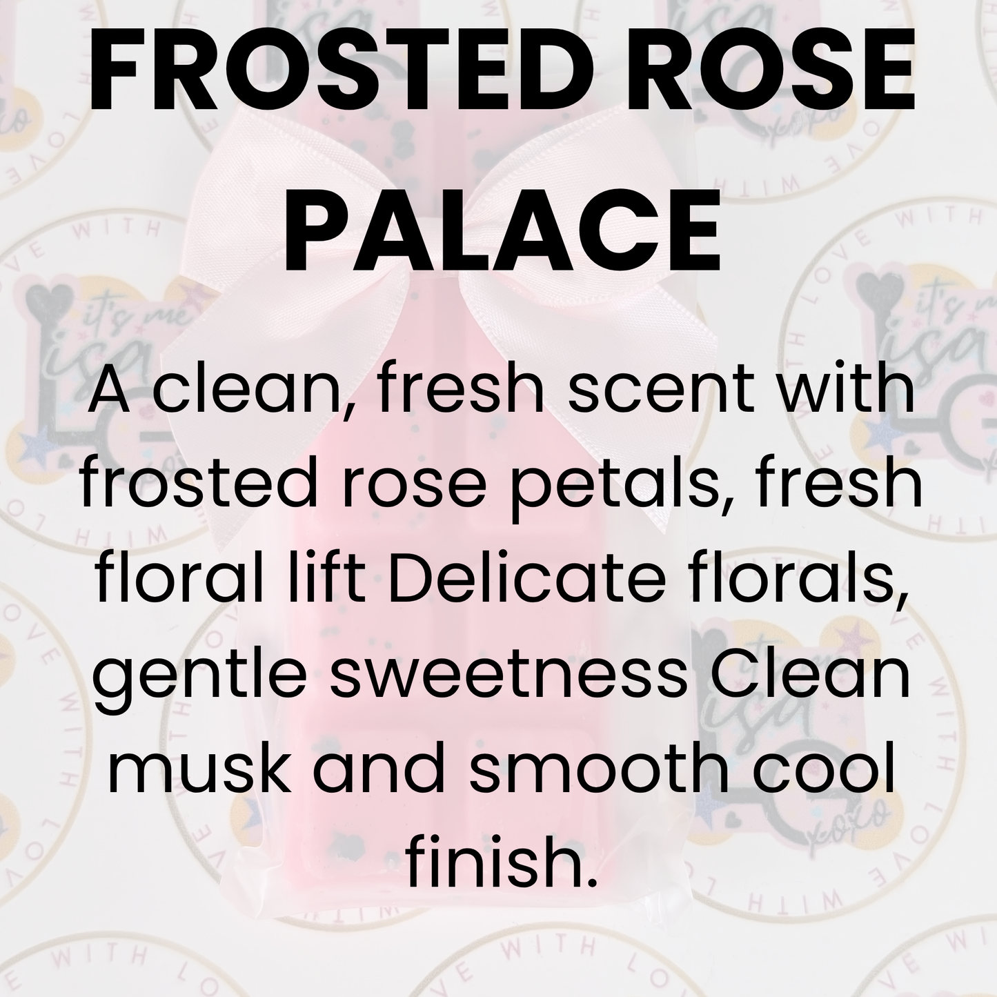Frosted Rose Palace Wax Melt - Ecococo Blend