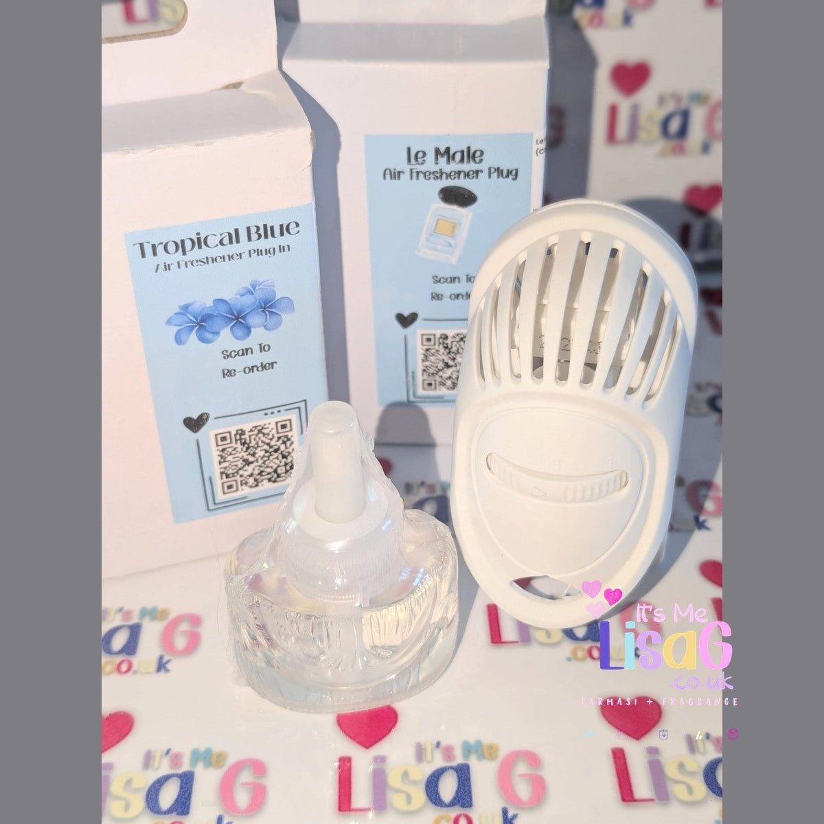 Floral: Plug In Air Freshener Refill Set, Electric Home Fragrance Plug In, Strong Room Scent, Handmade UK Gift