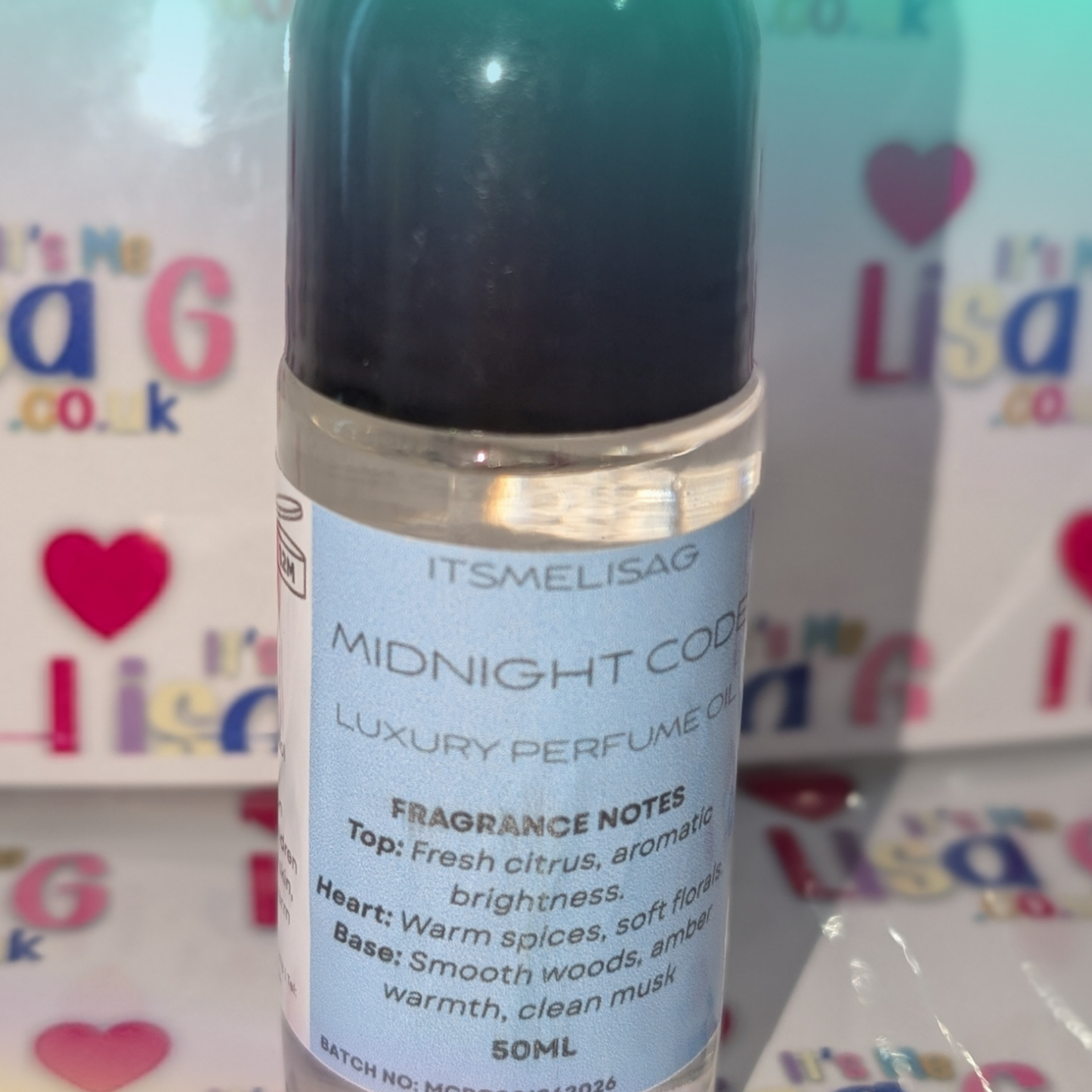 Men's 50ml Perfume Oil, Long Lasting Handmade Fragrance Gift