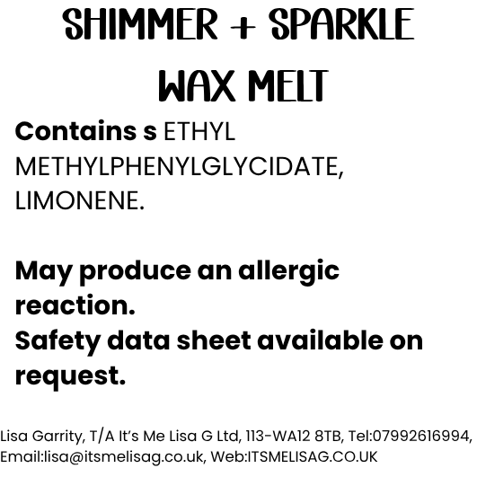 Shimmer + Sparkle Wax Melt - Ecococo Blend