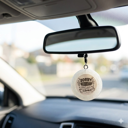 Funny Car Freshie UK, Sarcastic Quote Hanging Car Air Freshener, Citrus Scent Car Gift for Her