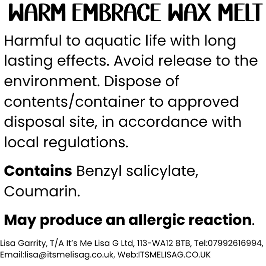 Warm Embrace Wax Melt - Ecococo Blend