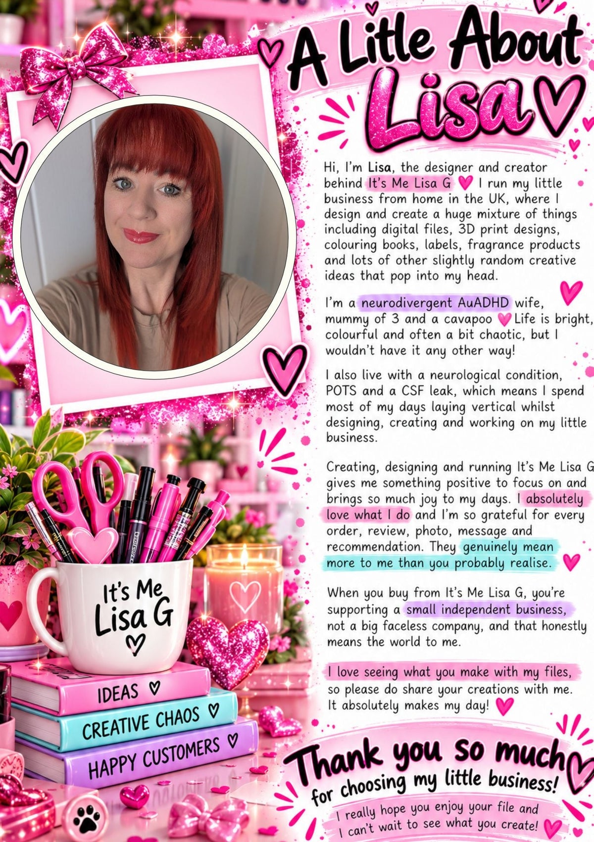 About Lisa - It’s Me Lisa G
