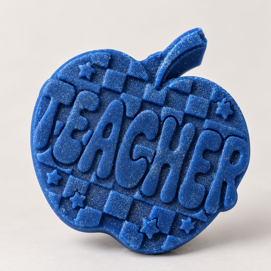 Breezy Windows Teacher apple wax melt with broken leaf
