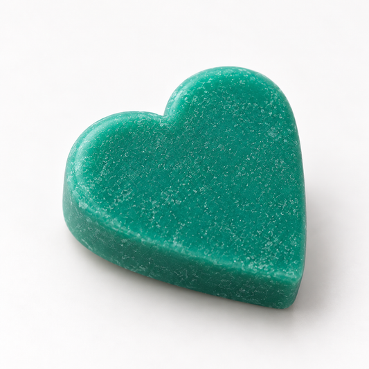 Minty Fresh plain heart wax melt