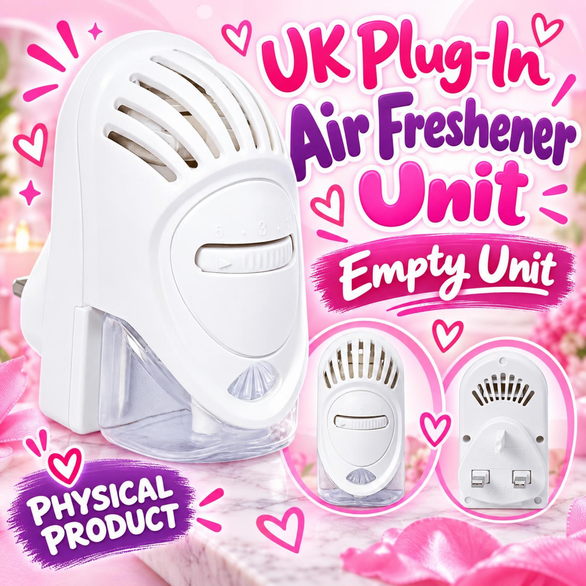 UK plug-in air freshener unit