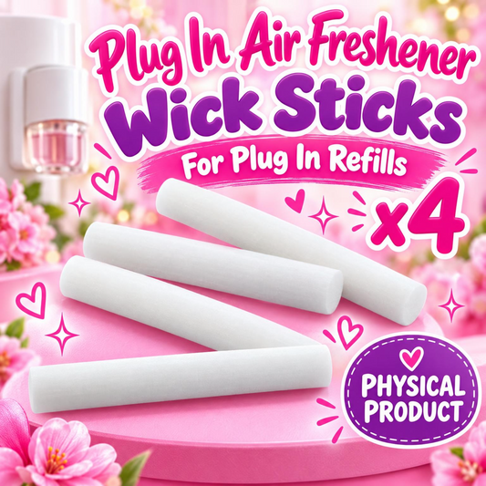 Pack of 4 replacement plug-in wick sticks