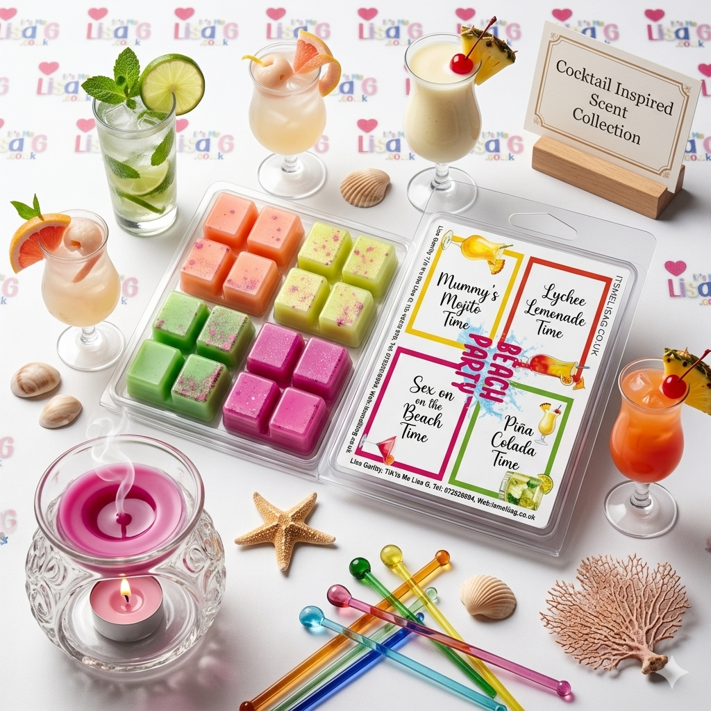 Beach Party Wax Melt Collection | 4 Cocktail-Inspired Fragrances