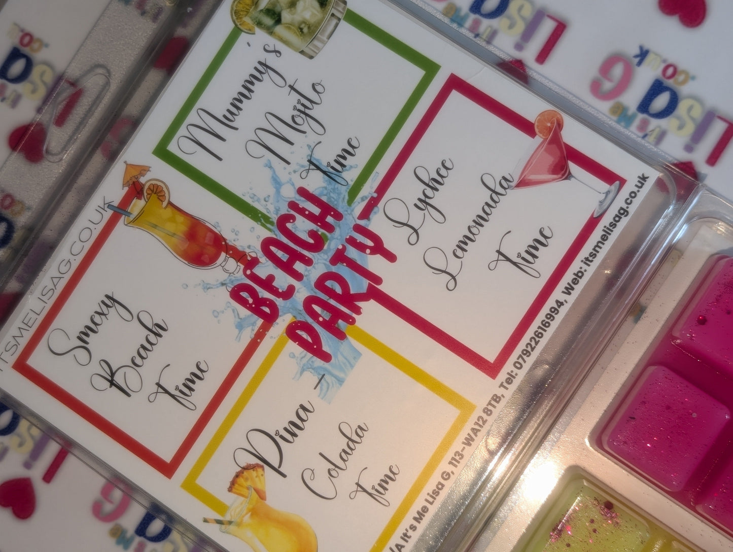 Beach Party Wax Melt Collection | 4 Cocktail-Inspired Fragrances