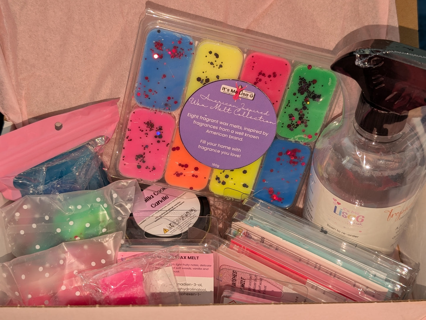 Clearance Home Fragrance Mystery Box | Wax Melts, Soap Slice & Cleaner Bundle (Ref: Box 2)