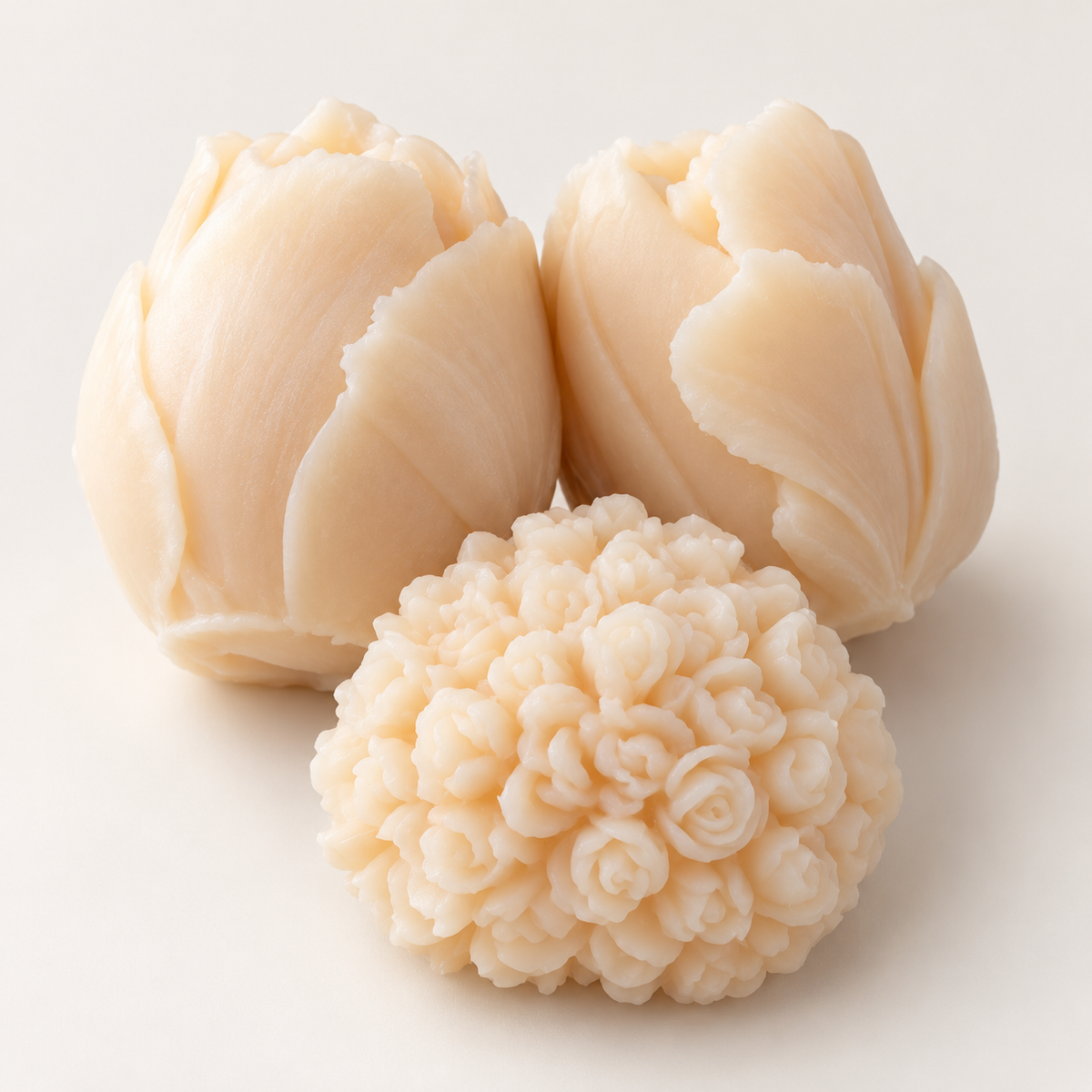 Sun Drenched Linen pack of 3 flower wax melts